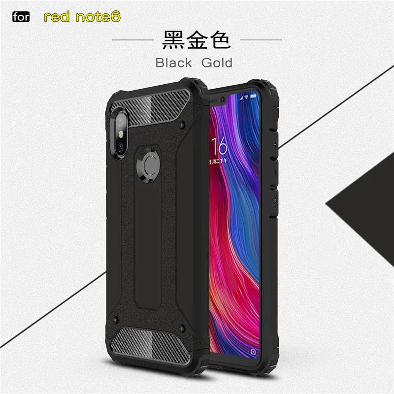 WolfRule Case For Xiaomi Redmi Note 6 Cover Anti-knock Soft Silicone + Hard Plastic Back Case For Xiaomi Redmi Note 6 Fundas
WolfRule Case For Xiaomi Redmi Note 6 Cover Anti-knock Soft Silicone + Hard Plastic Back Case For Xiaomi Redmi Note 6 Fundas