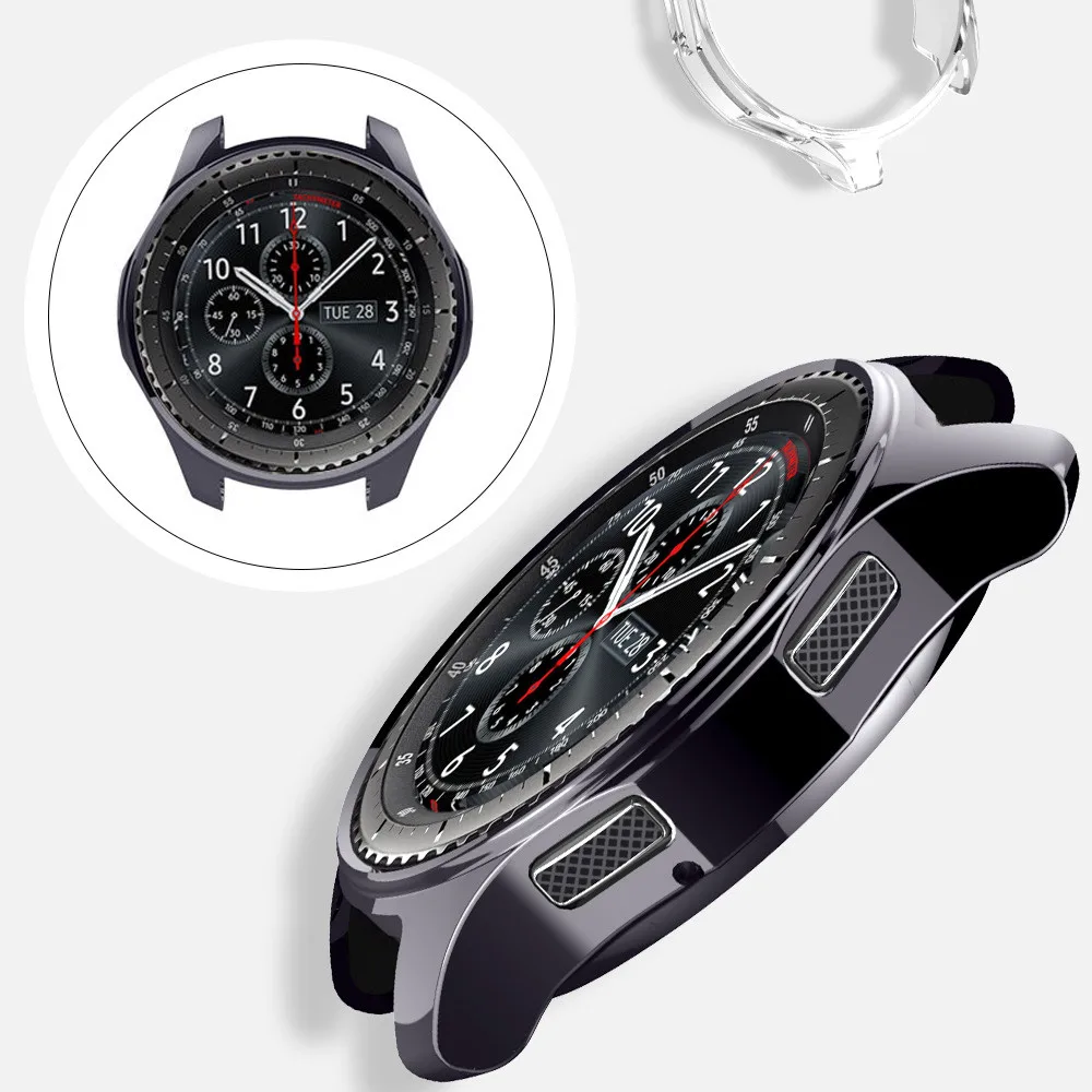Fashion Duable Watch Cases Ultra-thin TPU Plating Protection Case Cover For Samsung Galaxy Watch 46mm Simple Watches Case
Fashion Duable Watch Cases Ultra-thin TPU Plating Protection Case Cover For Samsung Galaxy Watch 46mm Simple Watches Case