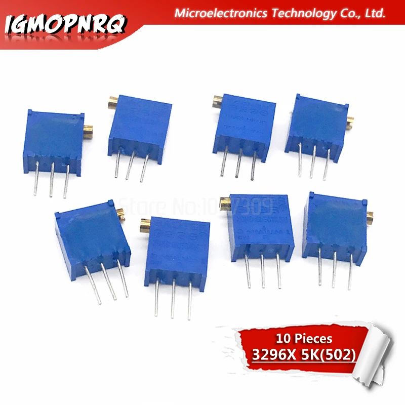 10Pcs 3296X-1-502LF 3296X 502 5K ohm side regulation Multiturn Trimmer Potentiometer High Precision Variable Resistor
10Pcs 3296X-1-502LF 3296X 502 5K ohm side regulation Multiturn Trimmer Potentiometer High Precision Variable Resistor