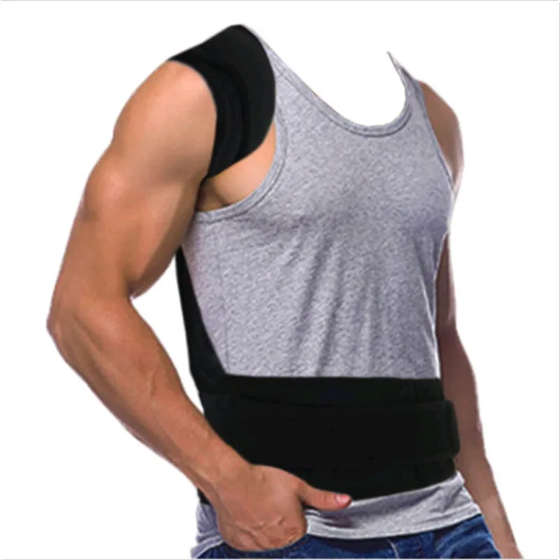 Posture Corrector Vest Adjustable Back Shoulder Protection Body Shaper Humpback Spine Shapewear Correction Top Unisex | Мужская одежда