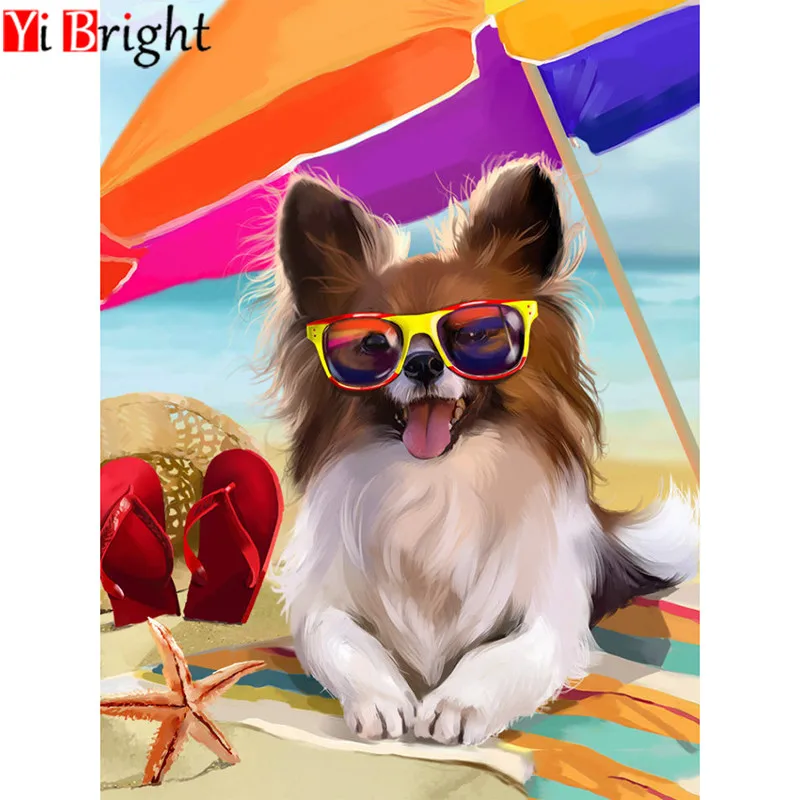 5D DIY Diamond Painting Full Square/Round Drill "Beach dog" Embroidery Cross Stitch gift Home Decor Gift LWR
5D DIY Diamond Painting Full Square/Round Drill "Beach dog" Embroidery Cross Stitch gift Home Decor Gift LWR