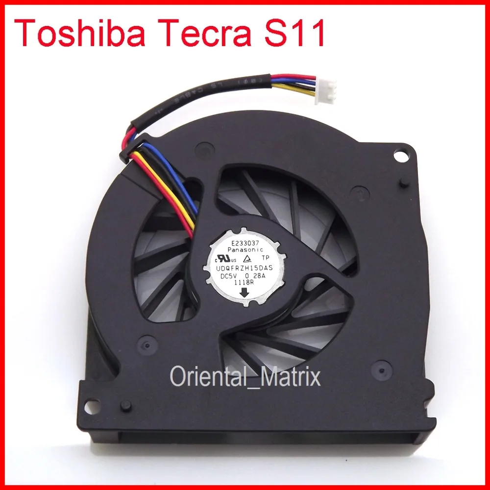 

New UDQFRZH15DAS DC5V 0.28A Cooler Fan Replacement For Toshiba Tecra S11 CPU Cooler Fan