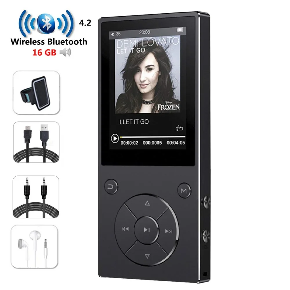 Оригинальный металлический MP3 плеер C11 с 2 4 дюймовым большим экраном и встроенным