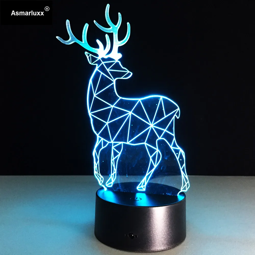 Deer 3D LED Lamp Table Touch Lamp 7 Colors Changing 3D Desk Light Luminaria Lamp USB LED Night Light 2017 New Free Gift For Kids
Deer 3D LED Lamp Table Touch Lamp 7 Colors Changing 3D Desk Light Luminaria Lamp USB LED Night Light 2017 New Free Gift For Kids