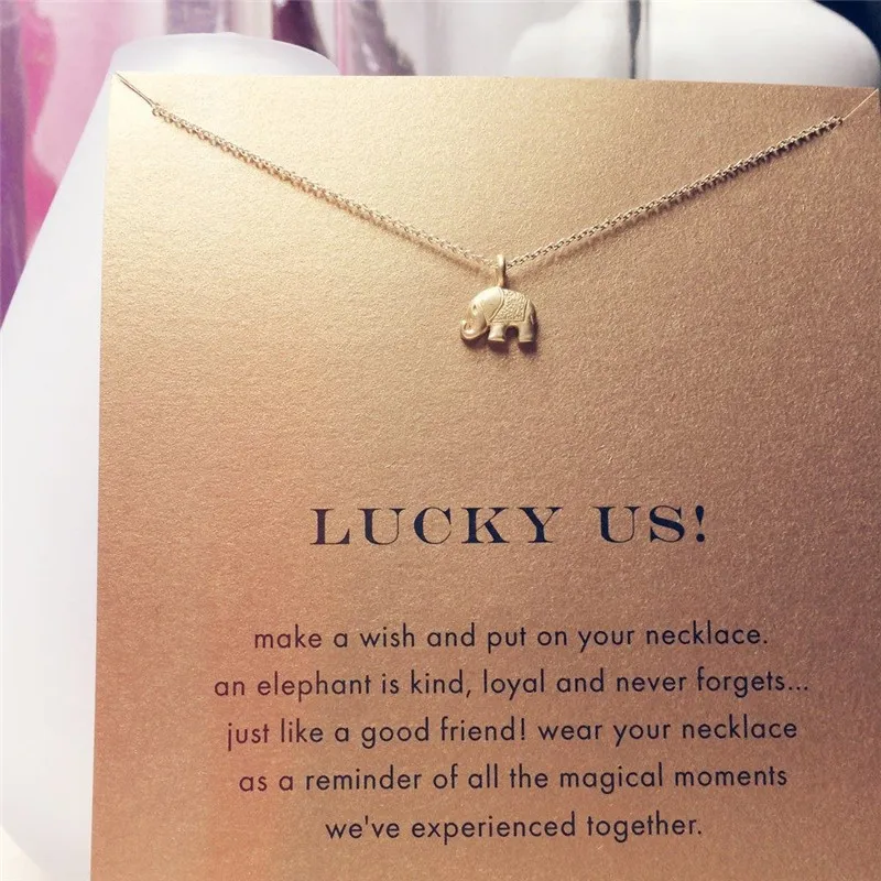 Magical Unicorn Series Gold Elephant Alloy Pendant Necklace For Women Fashion Jewelry Accessory Gift Choker Necklace Wholesale
Magical Unicorn Series Gold Elephant Alloy Pendant Necklace For Women Fashion Jewelry Accessory Gift Choker Necklace Wholesale