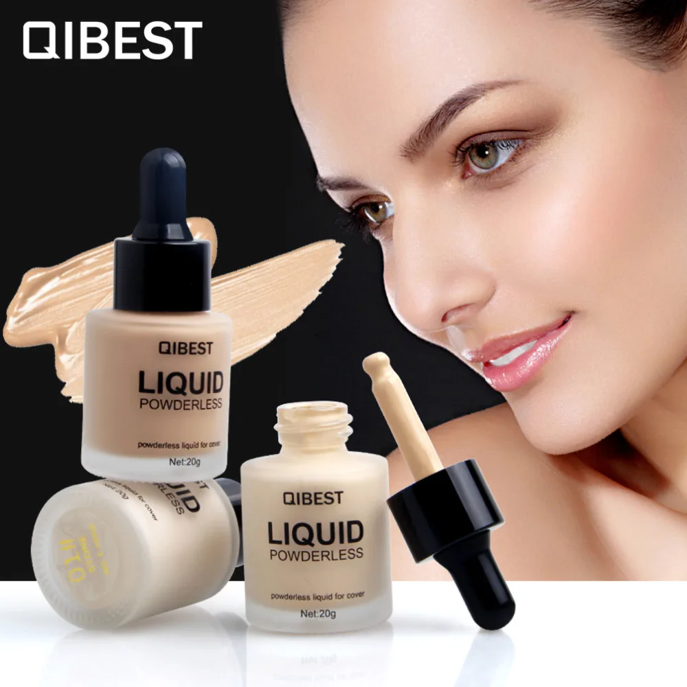 Qibest Liquid Foundation Cream Brighten Oil-Control Complexion Waterproof Concealer Nude Long Lasting Foundation Beauty Make Up
Qibest Liquid Foundation Cream Brighten Oil-Control Complexion Waterproof Concealer Nude Long Lasting Foundation Beauty Make Up