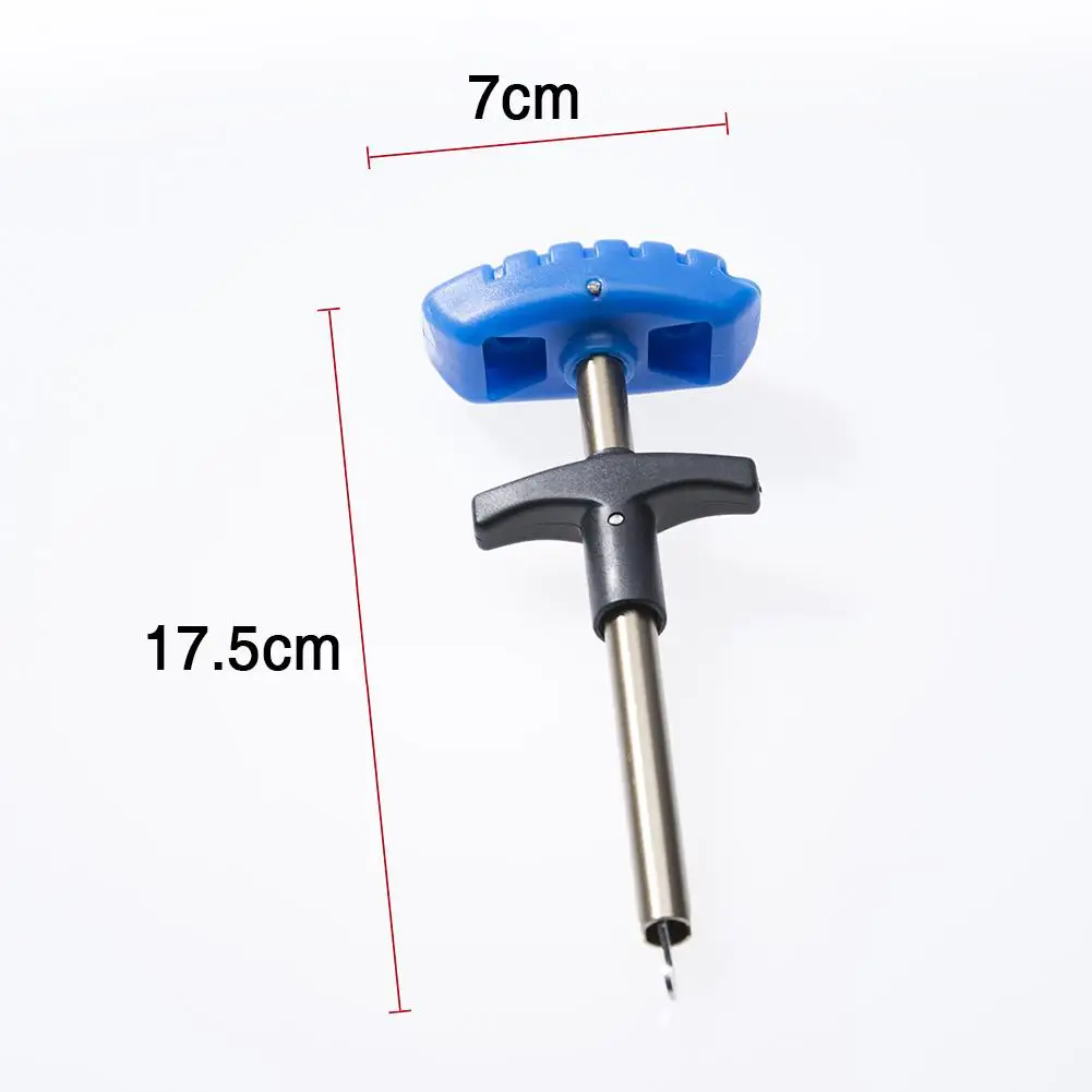 Outdoor Portable Fishing Hook Remover T Type Stainless Steel Aluminum Tube Hook Remover Picker Fishing Tools High Quality
Outdoor Portable Fishing Hook Remover T Type Stainless Steel Aluminum Tube Hook Remover Picker Fishing Tools High Quality