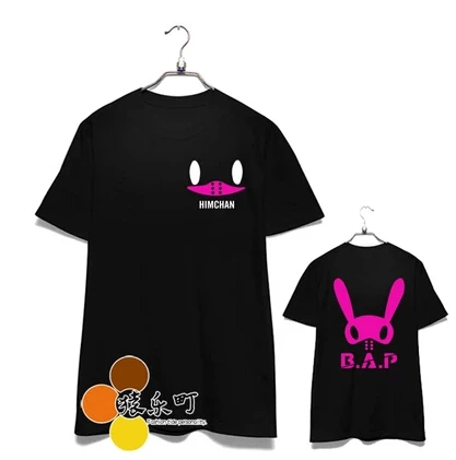 Fashion kpop bap b.a.p memeber name and personal bunny image printing t shirt for babies summer short sleeve o neck t-shirt
Fashion kpop bap b.a.p memeber name and personal bunny image printing t shirt for babies summer short sleeve o neck t-shirt