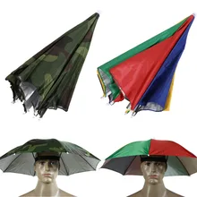 Открытый 55 см Камуфляжный портативный зонтик шляпа