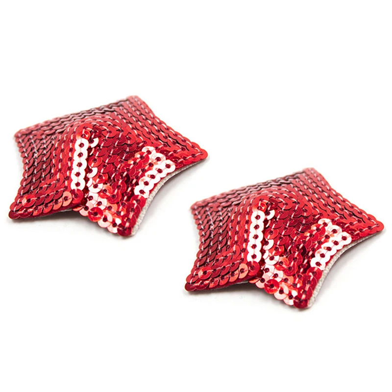 Women Sexy Nipple Cover Star Pasties Pentagram Sequins Nipples Covers Clubwear Nipple Stickers Flirting Boob Tape
Women Sexy Nipple Cover Star Pasties Pentagram Sequins Nipples Covers Clubwear Nipple Stickers Flirting Boob Tape