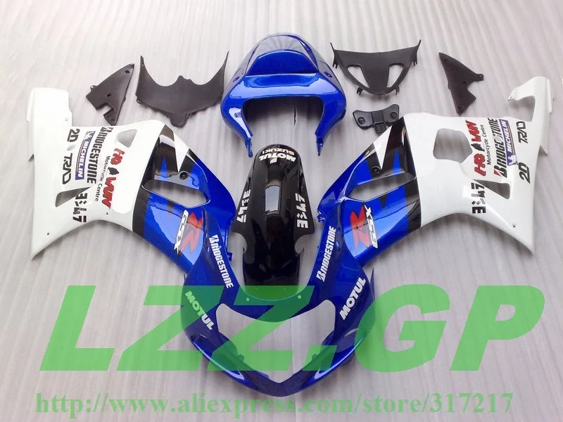 100%Fit Fairing for SUZUKI 2001 2003 GSXR600 GSXR750 K1 01 02 03 GSXR 600 750 WhiteBlue+black GSXR600 750 01 02 03 Fairings kit
100%Fit Fairing for SUZUKI 2001 2003 GSXR600 GSXR750 K1 01 02 03 GSXR 600 750 WhiteBlue+black GSXR600 750 01 02 03 Fairings kit