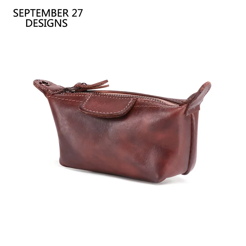 Coin Pouch Women Genuine Leather Female Retro Mini Coin Purses First Layer Cowhide Leather Vintage Small Card Wallets Money Bag
Coin Pouch Women Genuine Leather Female Retro Mini Coin Purses First Layer Cowhide Leather Vintage Small Card Wallets Money Bag