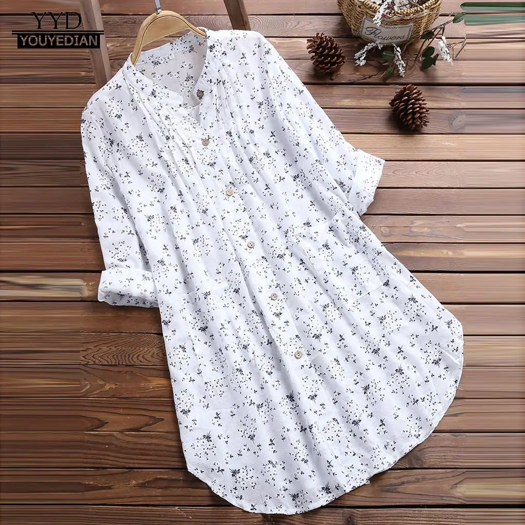 womens tops and blouses harajuku V-Neck Pleated Floral Print Long Sleeve Casual ladies Top Loose Shirt Blouse Female blusas 2020
womens tops and blouses harajuku V-Neck Pleated Floral Print Long Sleeve Casual ladies Top Loose Shirt Blouse Female blusas 2020