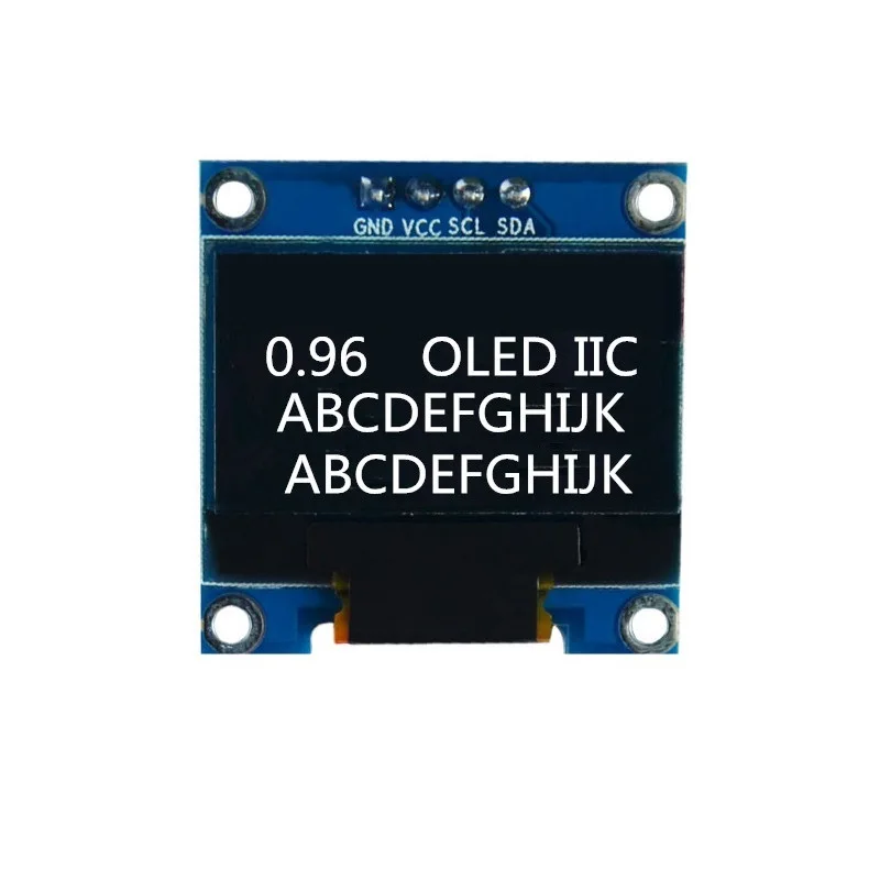 0.96 inch IIC Serial White OLED Display Module 128X64 I2C SSD1306 12864 LCD Screen Board GND VCC SCL SDA 0.96" for Arduino
0.96 inch IIC Serial White OLED Display Module 128X64 I2C SSD1306 12864 LCD Screen Board GND VCC SCL SDA 0.96" for Arduino