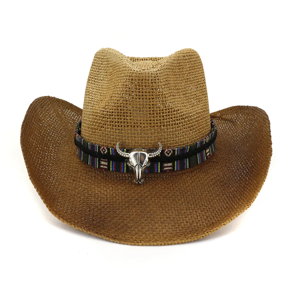 QBHAT Brown Spray Paint Large Brim Paper Cowboy Straw Hat Outdoor Unisex Men Women Sun Protection Hat Beach Panama Sun Cap
QBHAT Brown Spray Paint Large Brim Paper Cowboy Straw Hat Outdoor Unisex Men Women Sun Protection Hat Beach Panama Sun Cap