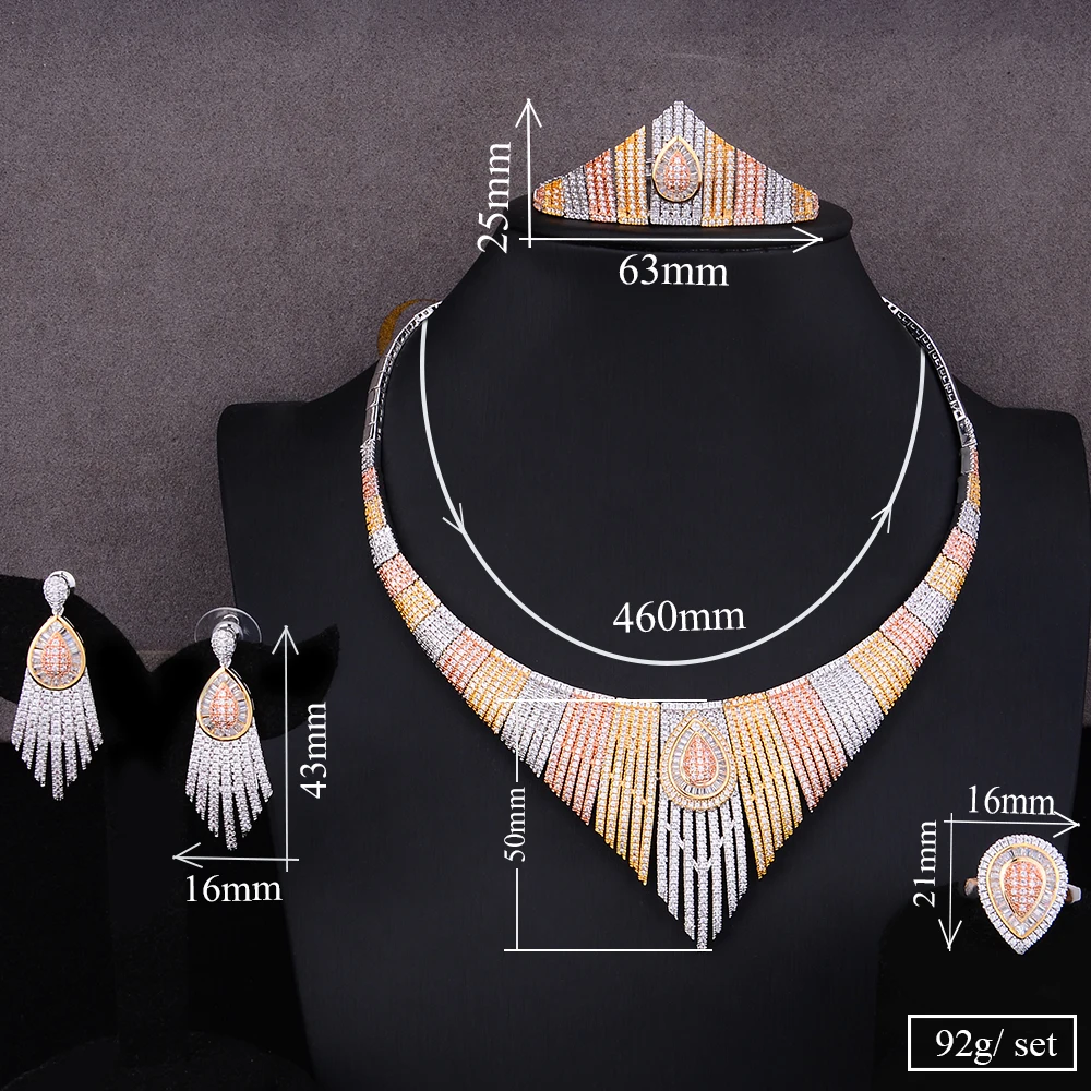 SisCathy famous Brand Luxury Crown Queen Nigerian Dubai Jewelry sets For Women Cubic Zircon Wedding Bridal Jewelry Sets 4PCS
SisCathy famous Brand Luxury Crown Queen Nigerian Dubai Jewelry sets For Women Cubic Zircon Wedding Bridal Jewelry Sets 4PCS