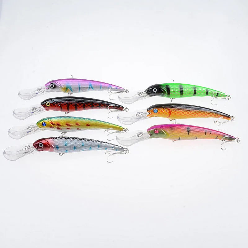 7 color sea fishing Minnow16.5 cm 27.9g artificial plastic hard bait 3D bionic fake lure set outdoor tackle | Спорт и развлечения