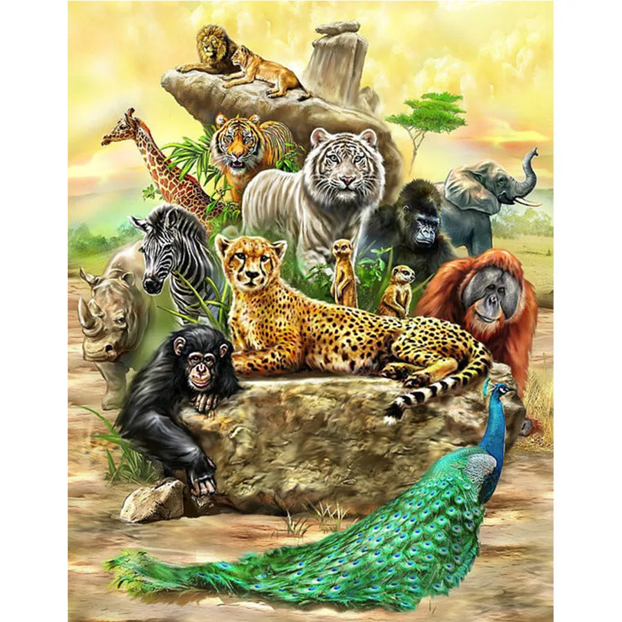 animal family 5D Diamond embroidery cross stitch full square diamond painting animal African elephant giraffe Lion home decor
animal family 5D Diamond embroidery cross stitch full square diamond painting animal African elephant giraffe Lion home decor
