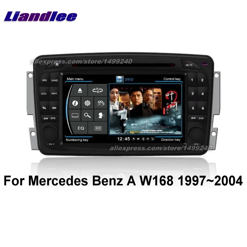 Liandlee 2 Din Автомобильный Android для Mercedes Benz A W168 1997 ~ 2004 радио GPS карты навигатор плеер HD