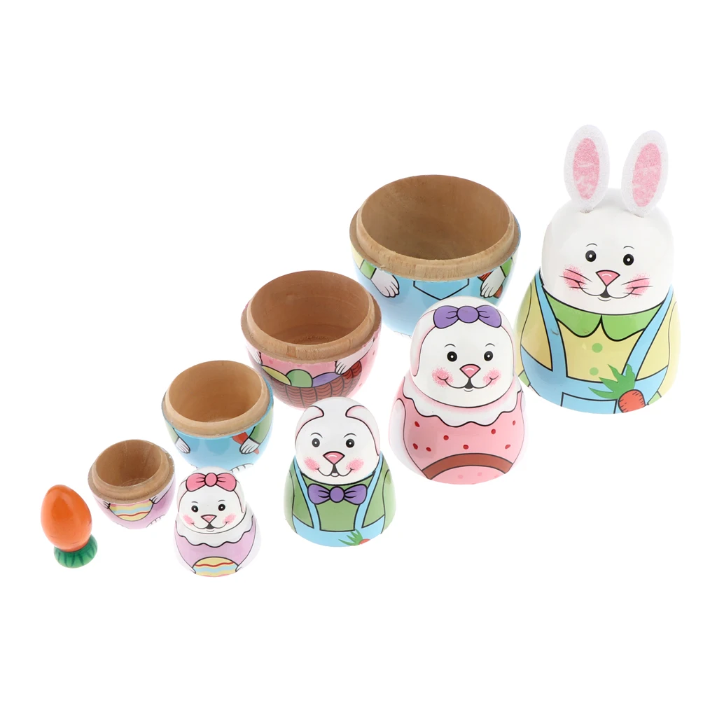 5pcs Lovely Handmade Wooden Russian Nesting Dolls Matryoshka Dolls Home Decor Birthday Gifts - Rabbit Toys Set
5pcs Lovely Handmade Wooden Russian Nesting Dolls Matryoshka Dolls Home Decor Birthday Gifts - Rabbit Toys Set