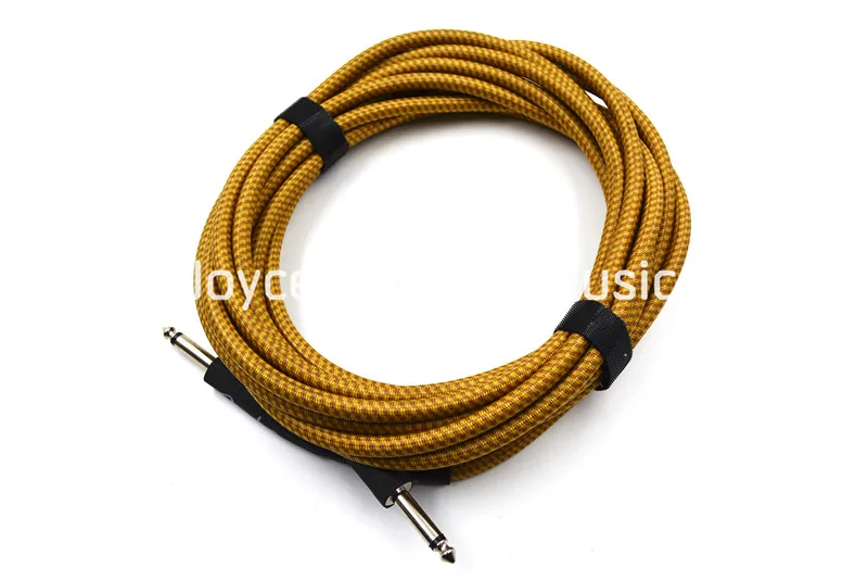 20ft Electric Guitar Cable Amp Lead Cord Amplifier Cable Audio Connection Cable Low Noise Shielded Yellow
20ft Electric Guitar Cable Amp Lead Cord Amplifier Cable Audio Connection Cable Low Noise Shielded Yellow