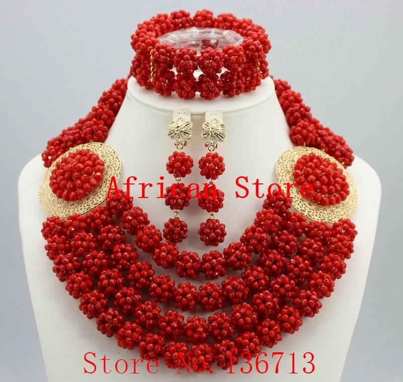 New African Wedding Beads Jewelry Set Nigerian Bridal Jewelry Sets Crystal Beads Statement Necklace 2015 Free Shipping BC401-7
New African Wedding Beads Jewelry Set Nigerian Bridal Jewelry Sets Crystal Beads Statement Necklace 2015 Free Shipping BC401-7