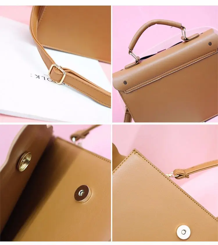 Сумка-мессенджер Lolita 3D в форме печенья с бантиком через плечо JK Style gifts 25x8x20cm |