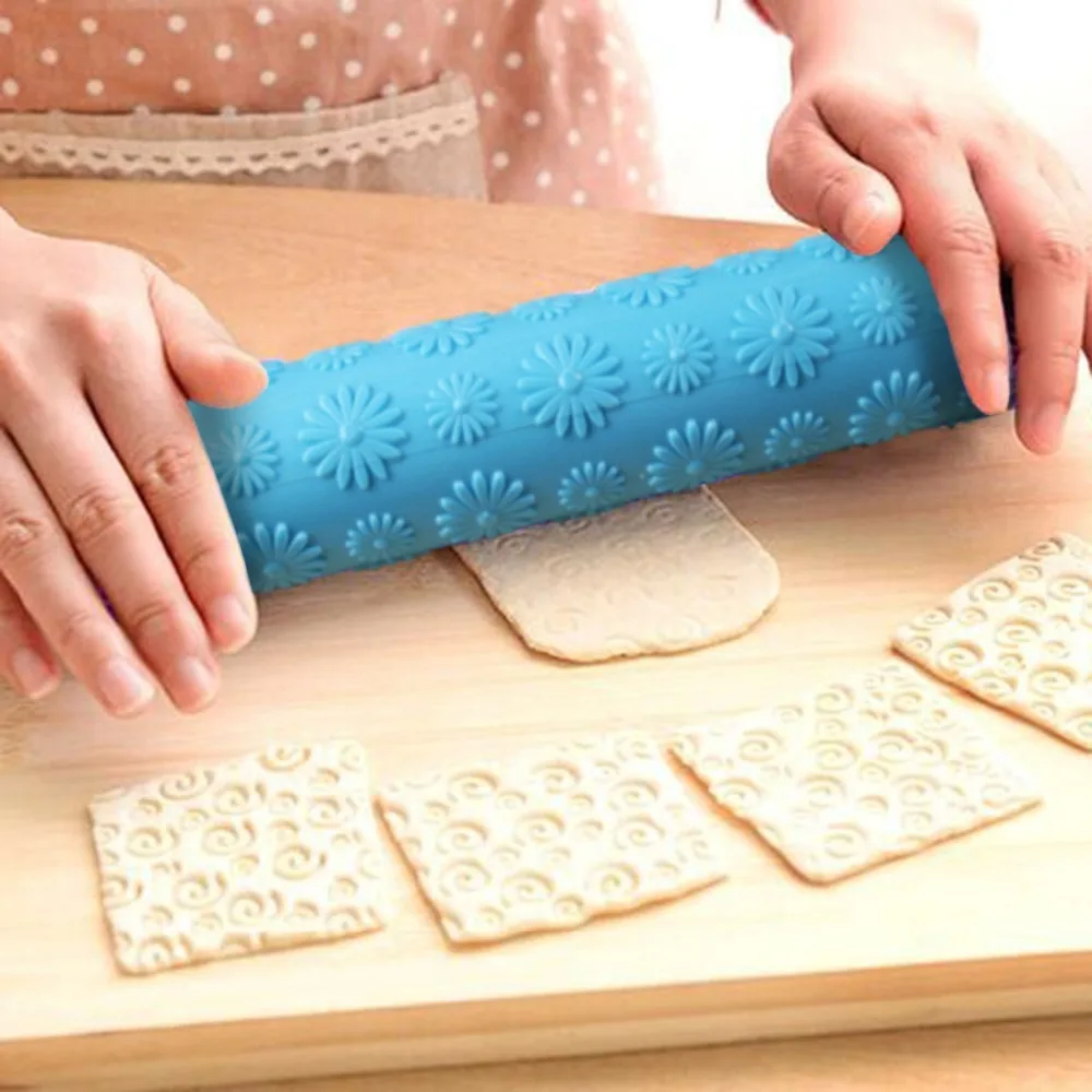 snowflake plastic patterned embossing rolling pin fondant cake decorating tools roll dough pins kitchen products accessories
snowflake plastic patterned embossing rolling pin fondant cake decorating tools roll dough pins kitchen products accessories