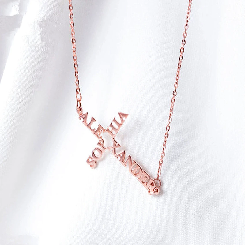 2019 Personality Name Pendant Cross Name Custom Necklace Stainless Steel Men's Pendant Custom Jewelry Birthday Gift
2019 Personality Name Pendant Cross Name Custom Necklace Stainless Steel Men's Pendant Custom Jewelry Birthday Gift