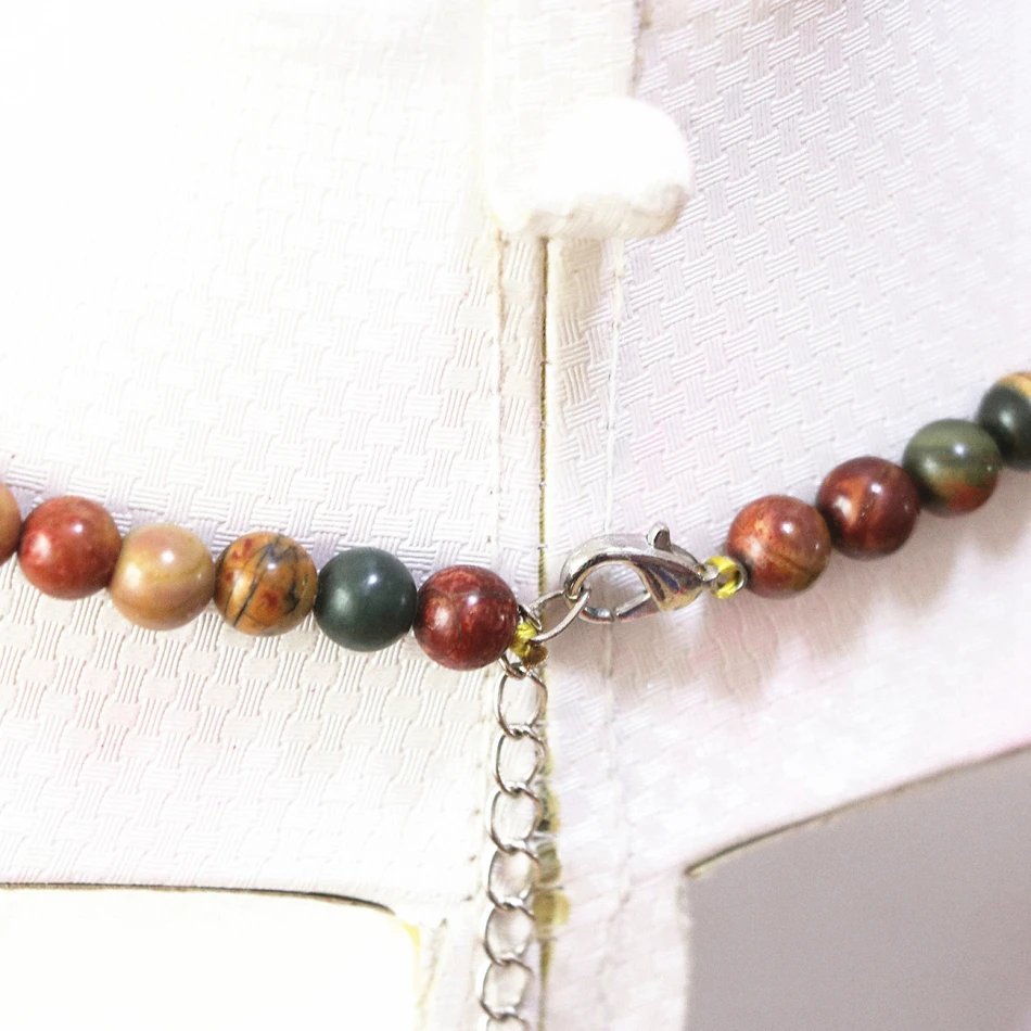 HOT natural stone mmulticolor picasso 6-14mm round beads fashion necklace for women tower chain choker jewelry 18inch B613
HOT natural stone mmulticolor picasso 6-14mm round beads fashion necklace for women tower chain choker jewelry 18inch B613