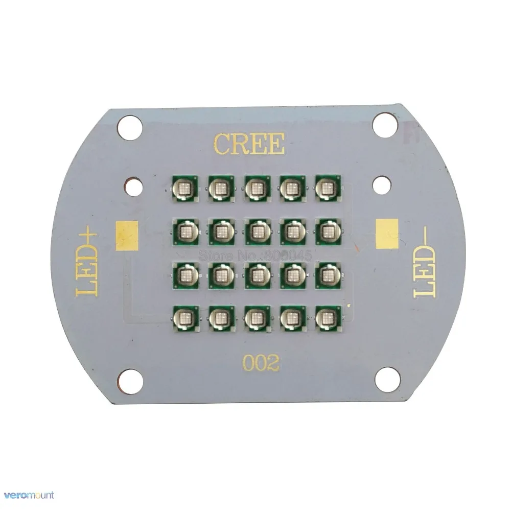 50-60W 3535 High Power 20-Chip 20LED UV Ultra Violet 365nm Multichip Intergrated LED Lamp for UV Glue Curing Light Ink
50-60W 3535 High Power 20-Chip 20LED UV Ultra Violet 365nm Multichip Intergrated LED Lamp for UV Glue Curing Light Ink