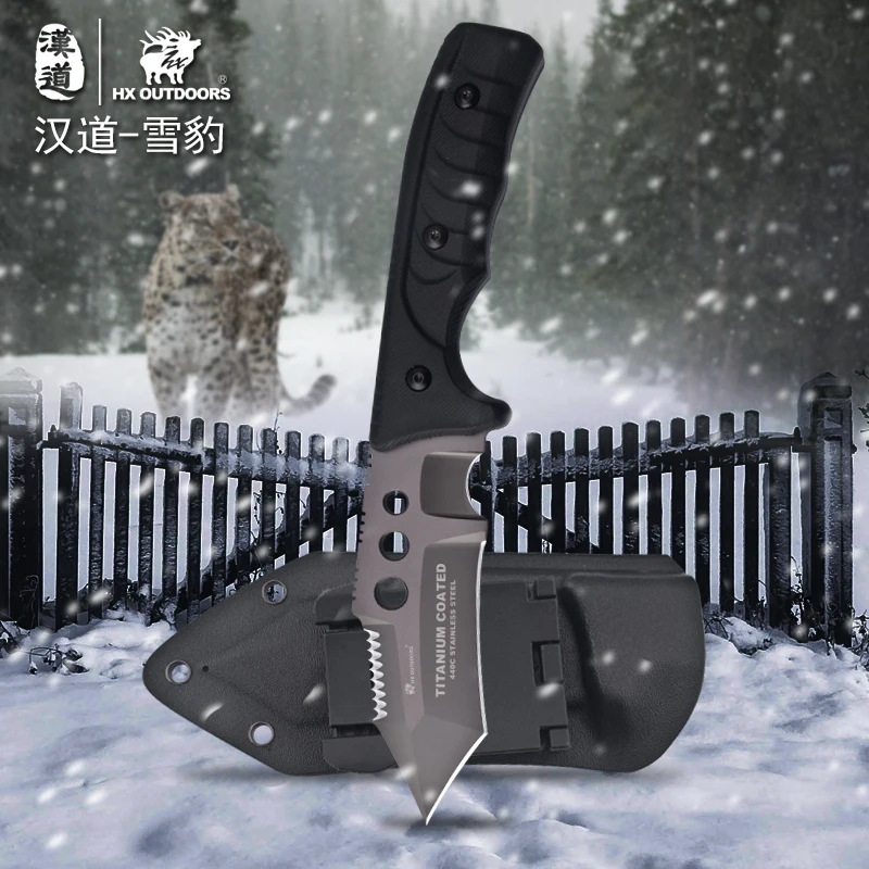 HX нож 440C для охоты выживания инструменты кемпинга из нержавеющей стали