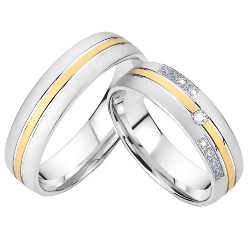 High Quality Wedding Bands Rings For Couples Men And Women Lovers Alliance Titanium Jewelry Ring Anniversary Velentine Gift
High Quality Wedding Bands Rings For Couples Men And Women Lovers Alliance Titanium Jewelry Ring Anniversary Velentine Gift