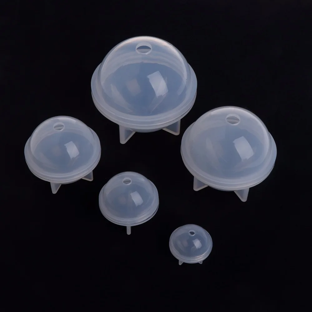 Стерео сферическая силиконовая форма для изготовления ювелирных изделий шарики