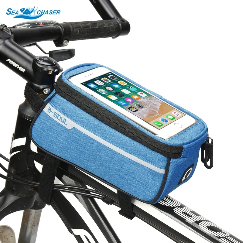 Waterproof Touch Screen Bicycle Bags Cycling MTB Mountain Bike Frame Front Tube Storage Bag for 6.0 inch Mobile Phone
Waterproof Touch Screen Bicycle Bags Cycling MTB Mountain Bike Frame Front Tube Storage Bag for 6.0 inch Mobile Phone