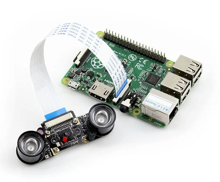 Raspberry Pi 4 камера с модулем камеры ночного видения для RPI 3 5MP OV5647 комплект