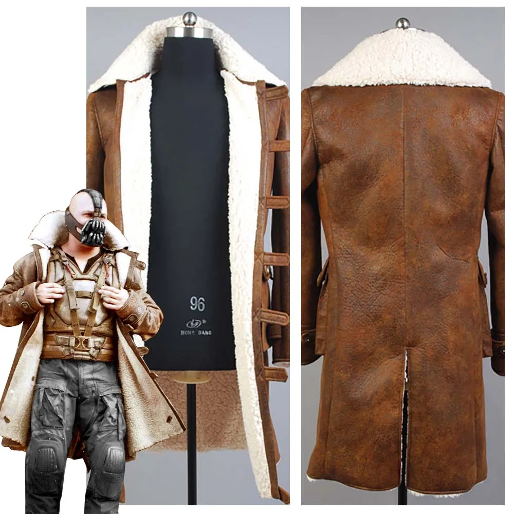 Bane Dorrance Leather Trench Coat Movie Halloween Cosplay Costume Jacket Outfit Suit for Men Custom Made
Bane Dorrance Leather Trench Coat Movie Halloween Cosplay Costume Jacket Outfit Suit for Men Custom Made