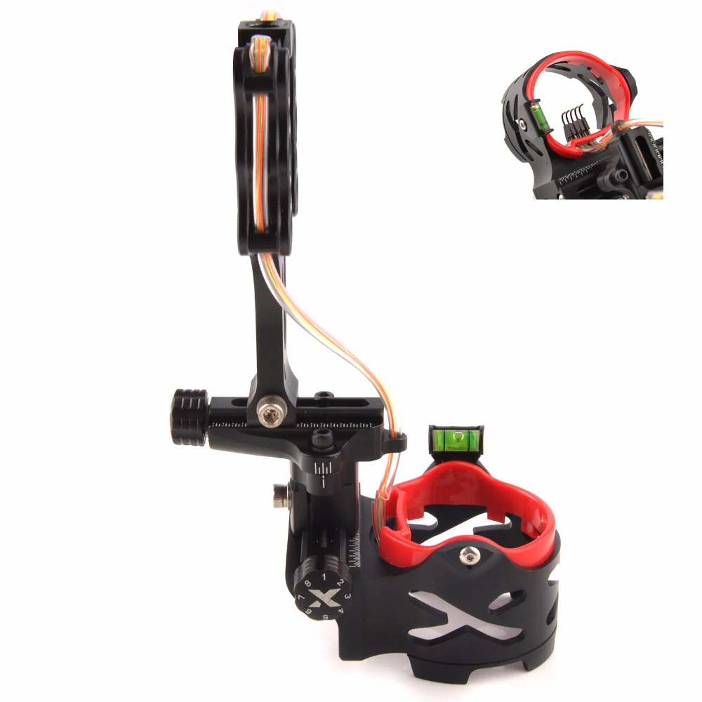 5 Pin Bow Sight with Sight Light and Green Bubble Level for Compund Bow Archery Hunting Shooting
5 Pin Bow Sight with Sight Light and Green Bubble Level for Compund Bow Archery Hunting Shooting