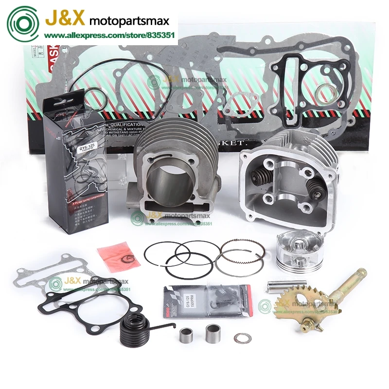 GY6 125cc 150cc upgrade to GY6 200cc 61mm bore add power at least 30% Racing Camshaft CDI Muffler Performance ,Oil pump Gear
GY6 125cc 150cc upgrade to GY6 200cc 61mm bore add power at least 30% Racing Camshaft CDI Muffler Performance ,Oil pump Gear