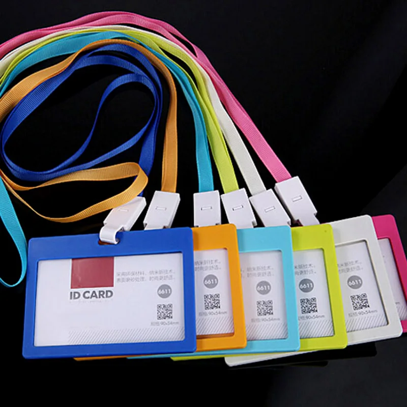 10 pcs Card ID Holders with Lanyard Business Badge Company Office School Supplies Horizontal Style With Lanyard Stationery
10 pcs Card ID Holders with Lanyard Business Badge Company Office School Supplies Horizontal Style With Lanyard Stationery