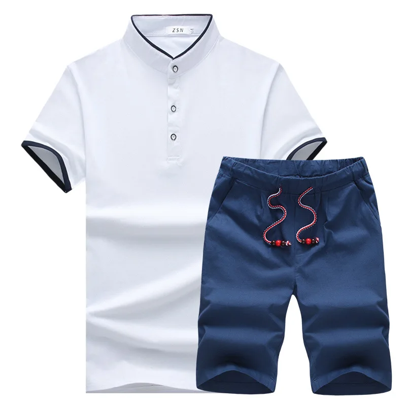 18 Colors Plus Size M-5XL Men Summer Clothing Set New Fashion Casual Thin Male Suits T- Shirt+Shorts Clothes Sets Tracksuits
18 Colors Plus Size M-5XL Men Summer Clothing Set New Fashion Casual Thin Male Suits T- Shirt+Shorts Clothes Sets Tracksuits