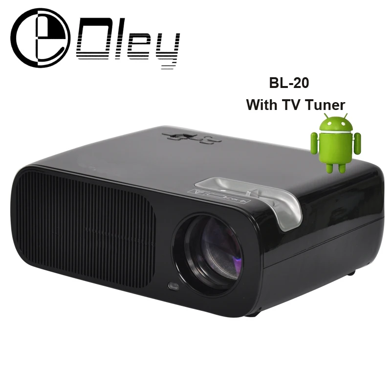 Дешевле 3000 люмен Android 4.4 Smart Wi-Fi Домашний кинотеатр 1080 P видео HDMI ЖК-Видео LED Full HD TV