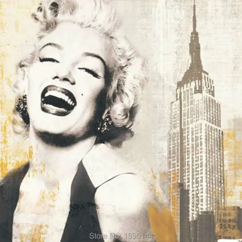 Hand painted Oil Painting Marilyn Monroe Empire State Building Wall Art Picture for living room Modern Oil Painting
Hand painted Oil Painting Marilyn Monroe Empire State Building Wall Art Picture for living room Modern Oil Painting