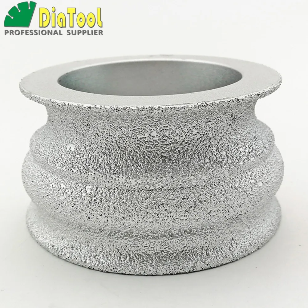 DIATOOL Dia75mmX40mm Diamond Profile Grinding Wheel For Stone, Used On Angle Grinder
DIATOOL Dia75mmX40mm Diamond Profile Grinding Wheel For Stone, Used On Angle Grinder