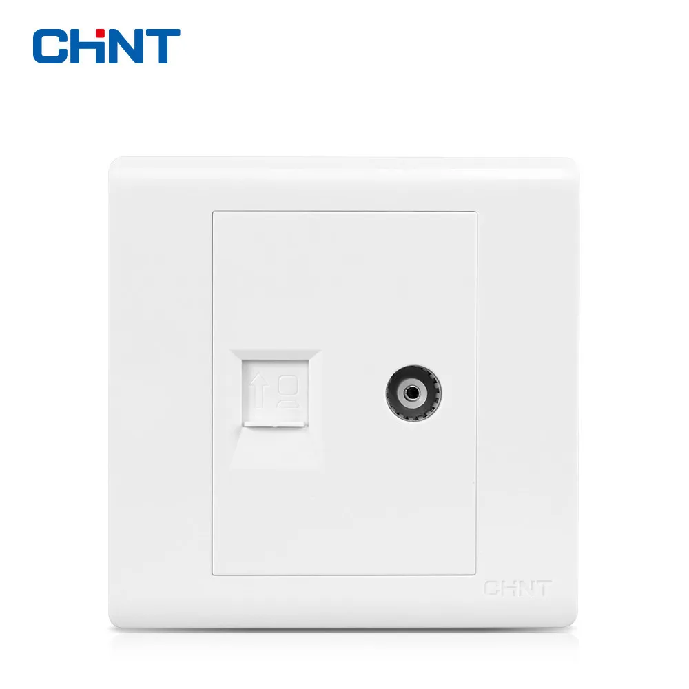 CHINT Switch Socket Panel 86 Type Wall Switch Weak Current Group Combine NEW7D Television Computer Socket
CHINT Switch Socket Panel 86 Type Wall Switch Weak Current Group Combine NEW7D Television Computer Socket