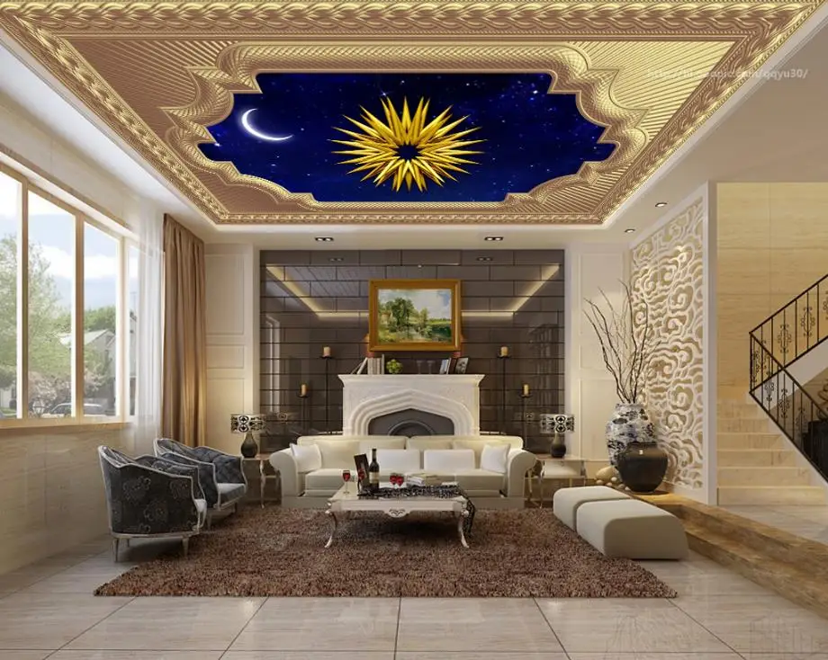 Custom wallpaper bedroom ceiling Starry sky 3d living room wallpaper for walls 3d ceiling wall mural home decor
Custom wallpaper bedroom ceiling Starry sky 3d living room wallpaper for walls 3d ceiling wall mural home decor