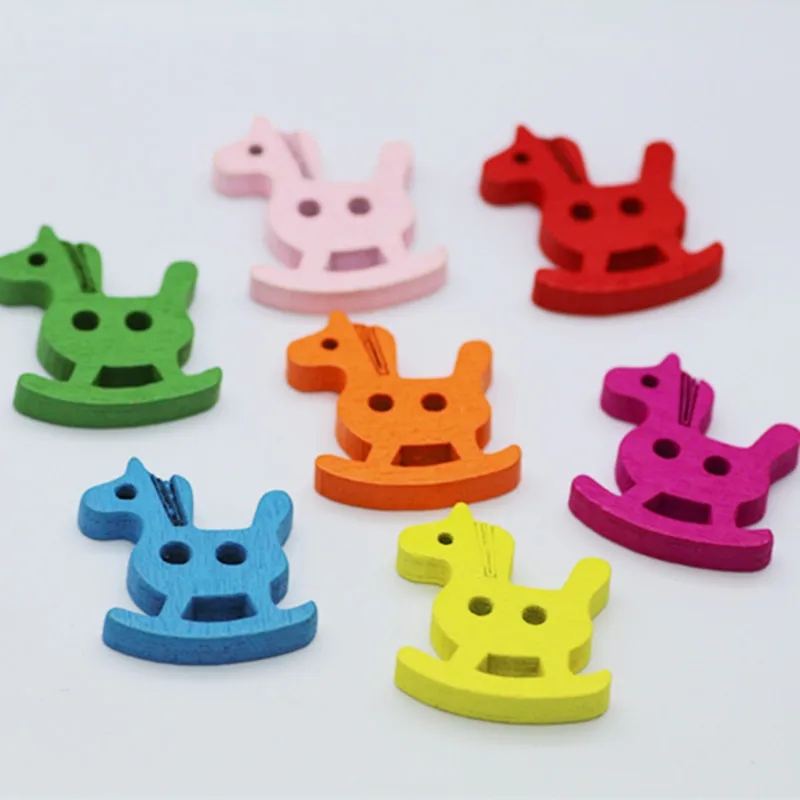100pcs cartoon colorful 2holes wood buttons 20*24mm hobbyhorse wooden decorative buttons for crafts sewing decorative buttons
100pcs cartoon colorful 2holes wood buttons 20*24mm hobbyhorse wooden decorative buttons for crafts sewing decorative buttons
