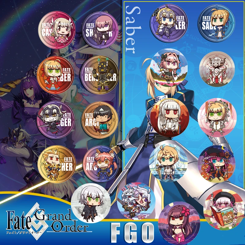 Brdwn Fate/большой заказ FGO Saber Nero morжелд Gilgamesh Pendragon Jannu Daruku tammo no Mae значок Косплея
Brdwn Fate/большой заказ FGO Saber Nero morжелд Gilgamesh Pendragon Jannu Daruku tammo no Mae значок Косплея