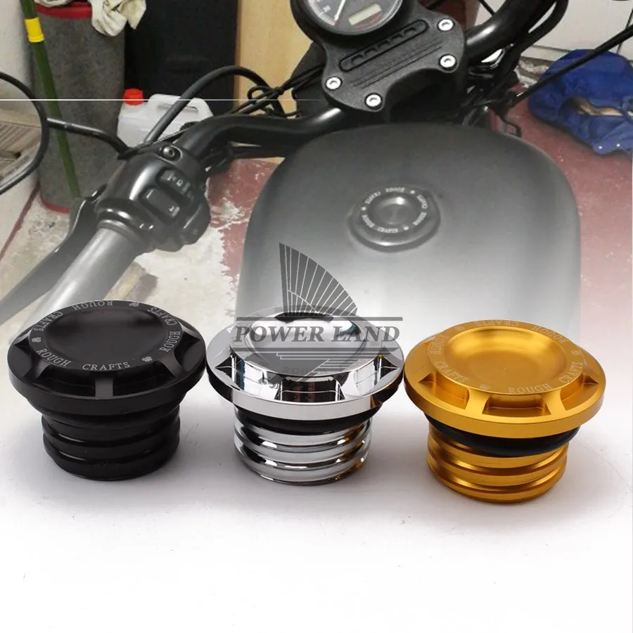 Golden/Silver/Black Motorcycle Manual Aluminum Rough Crafts Fuel Gas Oil Cap For Harley Sportster Dyna Touring 1996-2014
Golden/Silver/Black Motorcycle Manual Aluminum Rough Crafts Fuel Gas Oil Cap For Harley Sportster Dyna Touring 1996-2014