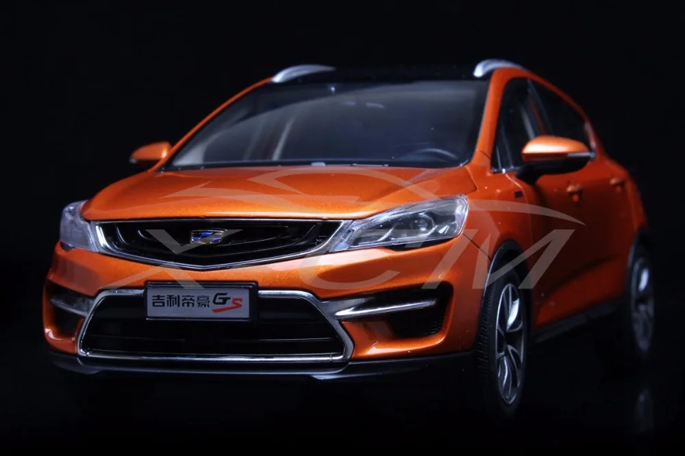 Литая модель автомобиля Geely Auto Dihao GS 1:18 (оранжевый) + маленький подарок!|diecast car